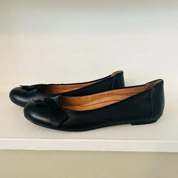 Vionic Spark Martha Flats Womens Size 8.5 Black Flat Bow Shoes Comfortable - Picture 4 of 7